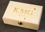 Hinged Keepsake Box-personalized wood box-EngraveMeThis