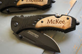 MTech Tech Force Folding Rescue Knife-Personalized pocket knife-EngraveMeThis