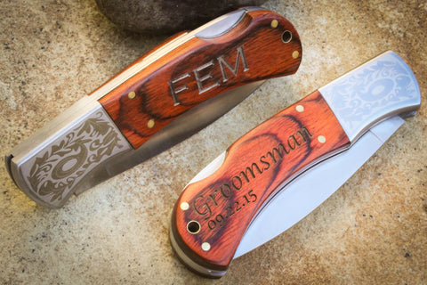 Deco Filigree Knife-Personalized pocket knife-EngraveMeThis