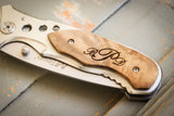 MTech Maple Inlay Folding Knife-Personalized pocket knife-EngraveMeThis