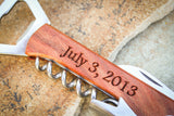 Classic Corkscrew with Bottle Opener-personalized bottle opener-EngraveMeThis