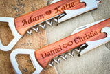 Classic Corkscrew with Bottle Opener-personalized bottle opener-EngraveMeThis