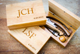 Bamboo Waiter's Corkscrew Set-personalized wine tools-EngraveMeThis