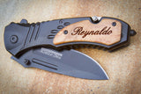 MTech Tech Force Folding Rescue Knife-Personalized pocket knife-EngraveMeThis