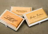 personalized business card holders