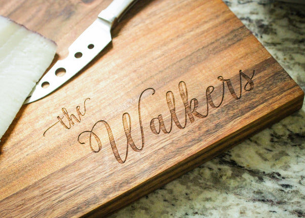 Farmhouse Cutting Board-Personalized Cutting Board-EngraveMeThis