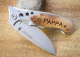 MTech Maple Inlay Folding Knife-Personalized pocket knife-EngraveMeThis