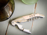 Double Hinged Waiter's Corkscrew - Light-personalized bottle opener-EngraveMeThis