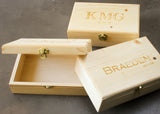 Hinged Keepsake Box-personalized wood box-EngraveMeThis
