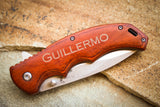 Paccawood Folding Knife by Elk Ridge-Personalized pocket knife-EngraveMeThis
