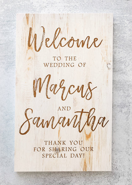 Wedding sign | Baby room sign | Family Welcome Sign | Personalized Name Sign | Custom Wall Sign | Engraved Home Art