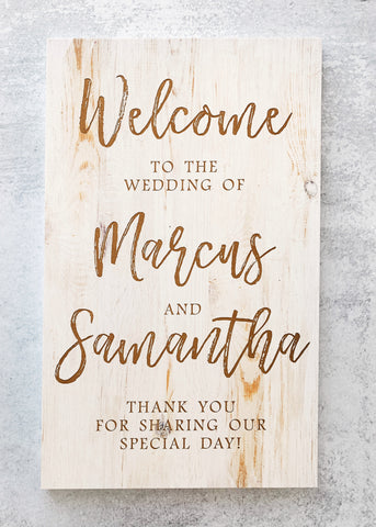 Wedding sign | Baby room sign | Family Welcome Sign | Personalized Name Sign | Custom Wall Sign | Engraved Home Art