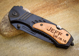 MTech Tech Force Folding Rescue Knife-Personalized pocket knife-EngraveMeThis