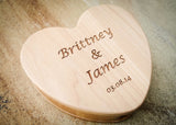 Wood Heart Box-personalized wood box-EngraveMeThis