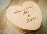 Heart Jewelry Box-personalized wood box-EngraveMeThis