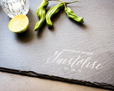 Black Slate Serving Tray-personalized cutting board-EngraveMeThis