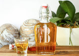 Whiskey Flask-personalized glass whiskey flask-EngraveMeThis