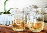 Drinking Jar Glasses-personalized mason jar glasses-EngraveMeThis