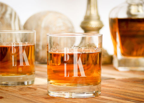 Lowball Glasses-personalized rocks glasses-EngraveMeThis