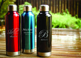 Classic Stainless Steel Insulated Water Bottle-personalized water bottle-EngraveMeThis