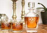 Liquor Decanter Set-personalized whiskey decanter-EngraveMeThis